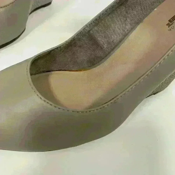 Saychelles Heritage Ankle Strap High heel wedge Gray Women size 8.5 - Picture 4 of 8